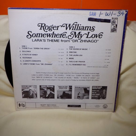 ~~~ ROGER WILLIAMS ~~~ I'll Remember you - Picture 2 of 2